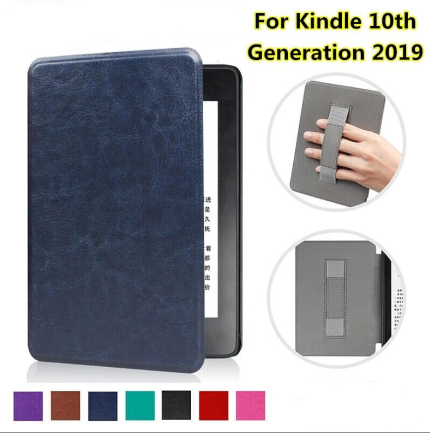 Case with Hand Strap for Kindle 10th Gen 2019 J9g29r 6'' Leather
