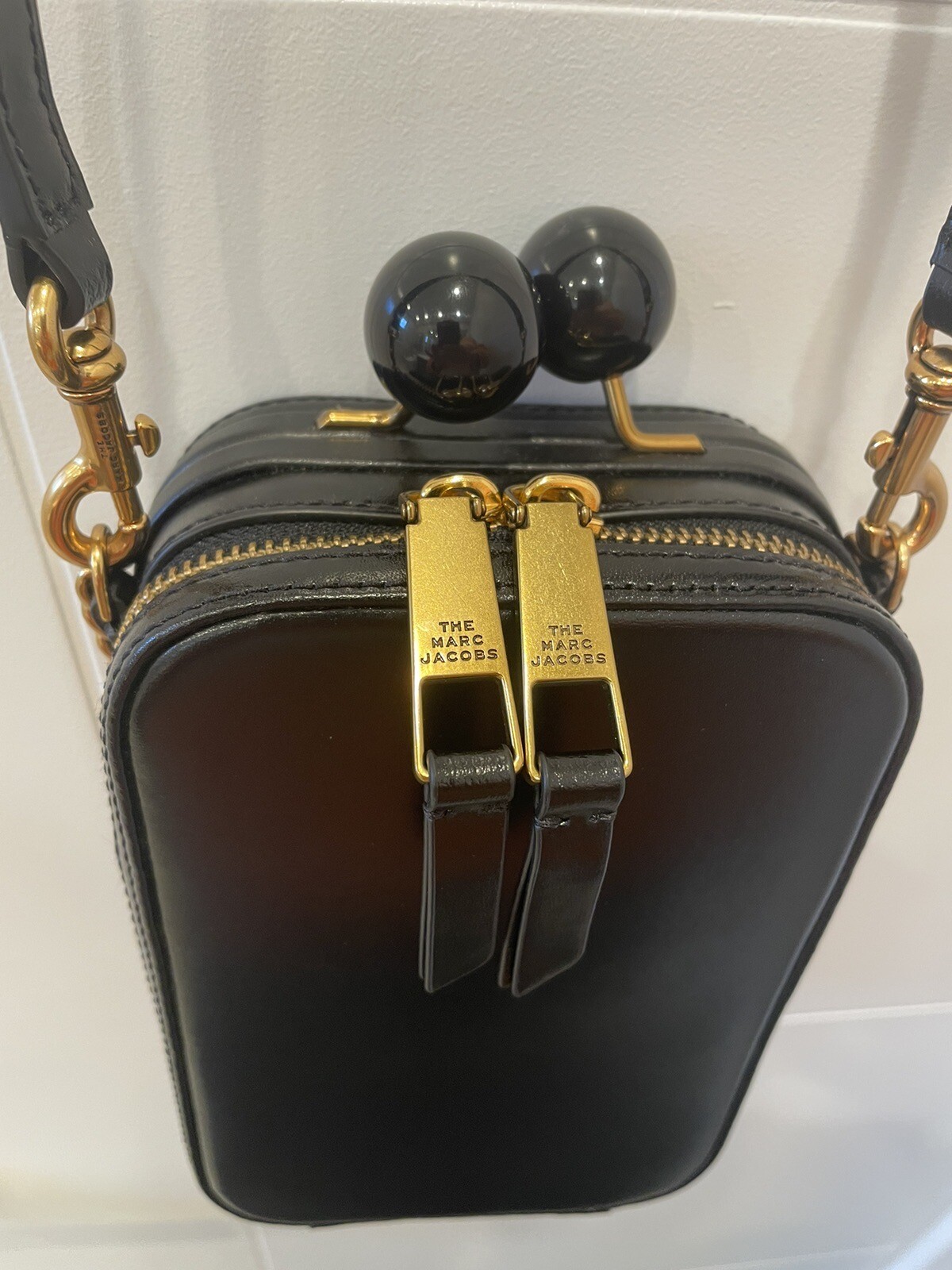 Marc Jacobs The Vanity Crossbody Bag Black GL023010779 eBay