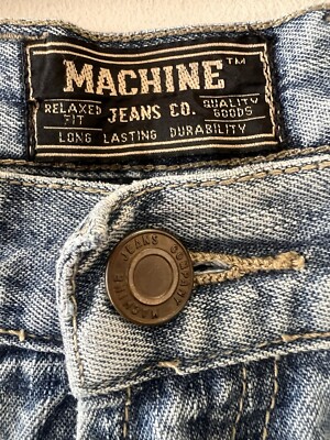 Machine Jean Co. - Men's Jeans - Distressed / Bleach - Relaxed Fit