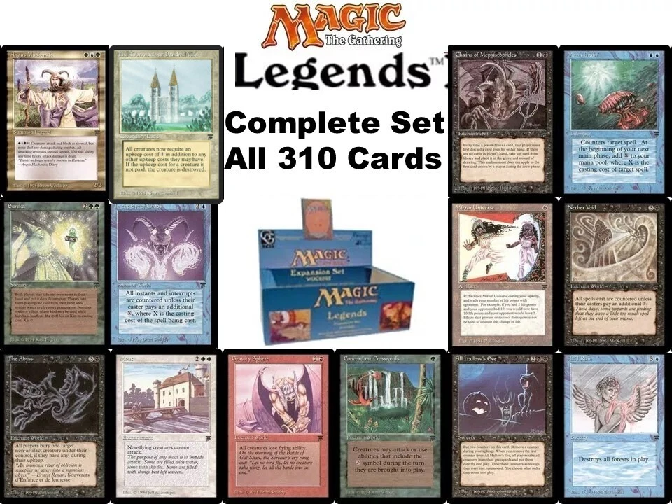 Magic: The Gathering Trading Card Games Legends Sets for sale - eBay