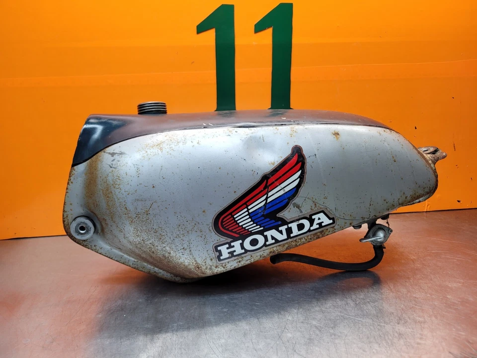 Honda CR125 1974 tanque de gasolina Cr 125 CR125M 74 Elsinore vintage Ahrma 11go Foto 2 de 4