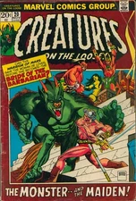 Creatures on the Loose #20  11/72 - What Price Victory?; Only One Is Human!
