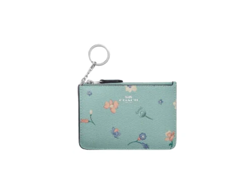 Coach Key Pouch With Mystical Floral Print