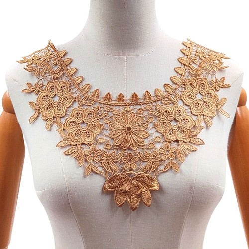 Women Embroidered Collar Fashion Multicolor Fake Collar Hollow Out Lace Collar - Picture 19 of 22