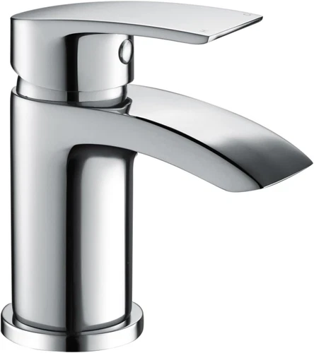 Basin Tap Stunning Waterfall Bathroom Sink Monoblock Mixer Faucet Chrome Silver