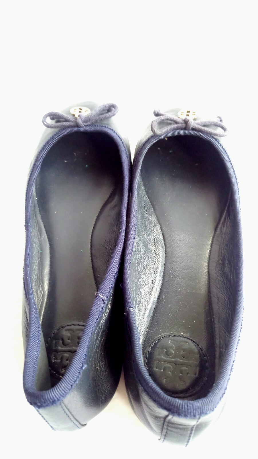 Tory Burch Navy bluee Chelsea Leather Ballet Flats Flats Flats shoes size 5.5 retail 252.61 2b10b1 Tory Burch Navy bluee Chelsea Leather Ballet Flats Flats Flats shoes size 5.5 retail 252.61 2b10b1