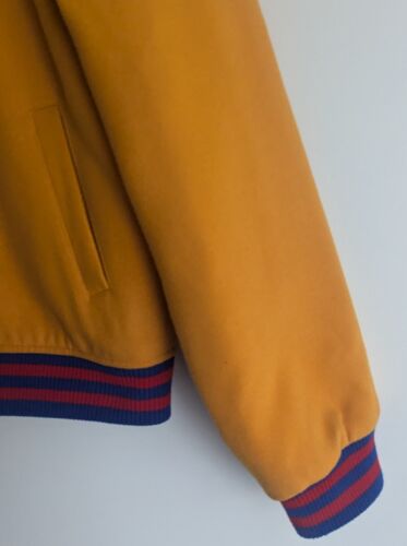 Forever 21 x Disney Yellow Varsity Bomber Jacket (Ladies Medium) Mickey Mouse - Picture 9 of 14