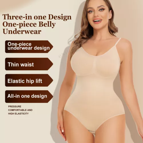 Bauchkontrolle Bodysuit Slip Sculpting Shaper Tank Top Bodys Snatched Waist - Bild 4 von 66