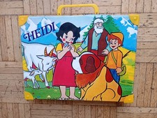 Rarer Vintage Kassettenkoffer Heidi von 1986- Leer, für 30 Kassetten 