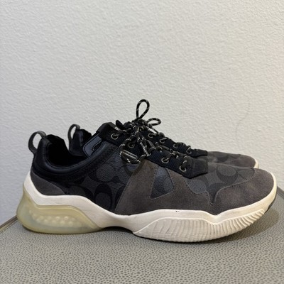 Coach Citysole Runner Sneaker Mens 13 D Charcoal/Black Leather