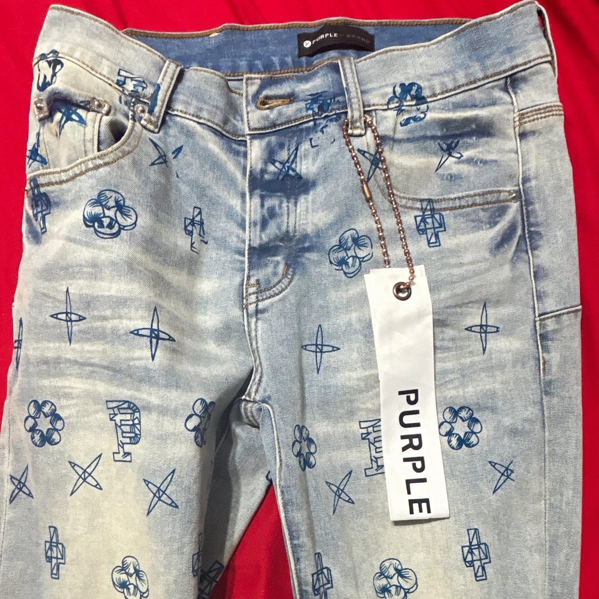 Purple Men's 30 in Inseam Jeans for sale | eBay