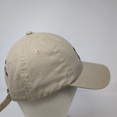 ZX Simplot Slideback Hat Beige One Size Solid Embroidered