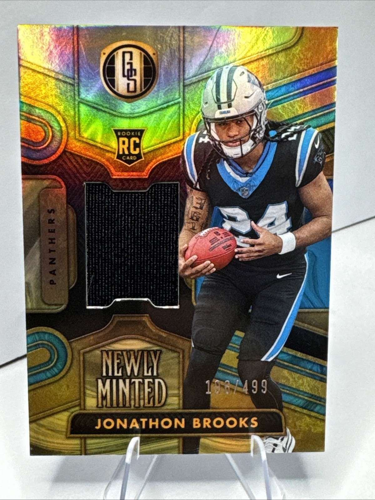 Jonathon Brooks Panini Gold Standard Newly Minted Memorabilia #NMMJBS Rose Gold