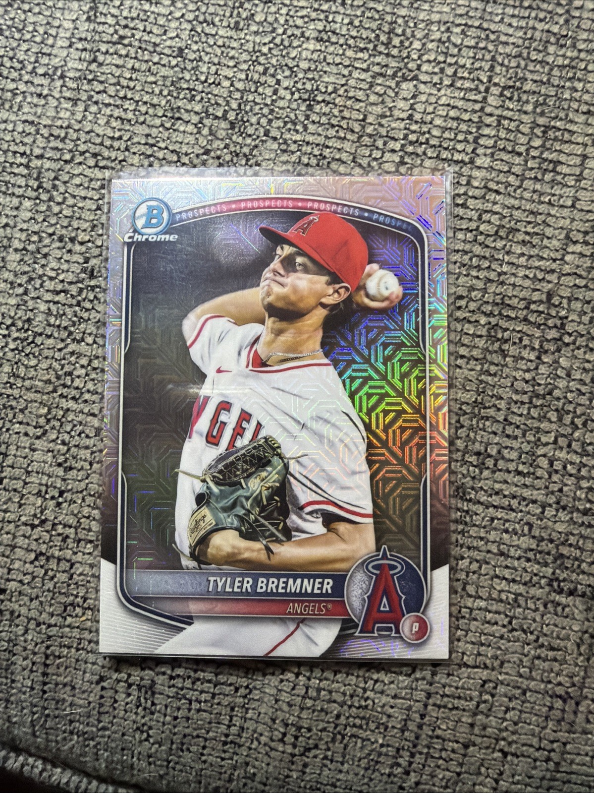 Tyler Bremner 2025 Bowman Draft Image Variation Mega Box Mojo Refractor SSP