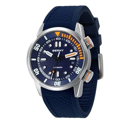 BERNY Automatic Compressor Dive Watch. Citizen Miyota Movement NEW Free AU Post