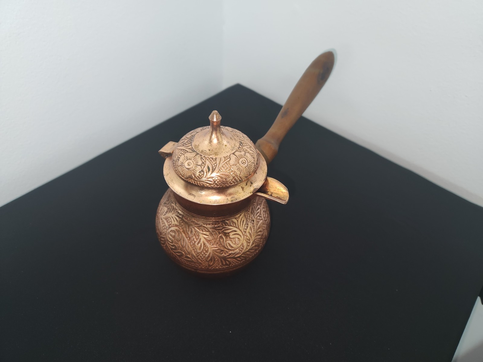 Antique Copper Coffee Maker (Cezve Turka)