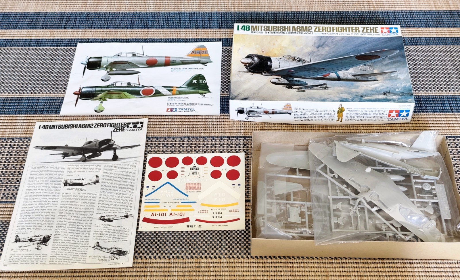 1:48 Tamiya Mitsubishi A6M2 Zero Fighter (Zeke)