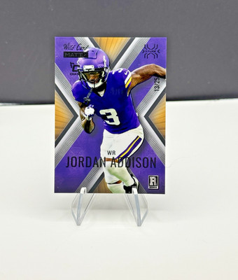 2023 Wildcard Matte Jordan Addison X-Plode Chase Purple Rookie RC /25 SSP
