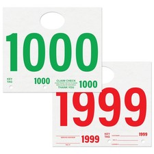 Car Service Tags  Service Dispatch Numbers Auto Dealer Vehicle 1000-1999
