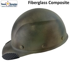 Dax Fiberglass Composite Lift Safety Cap Style Hard Hat - Textured Camo