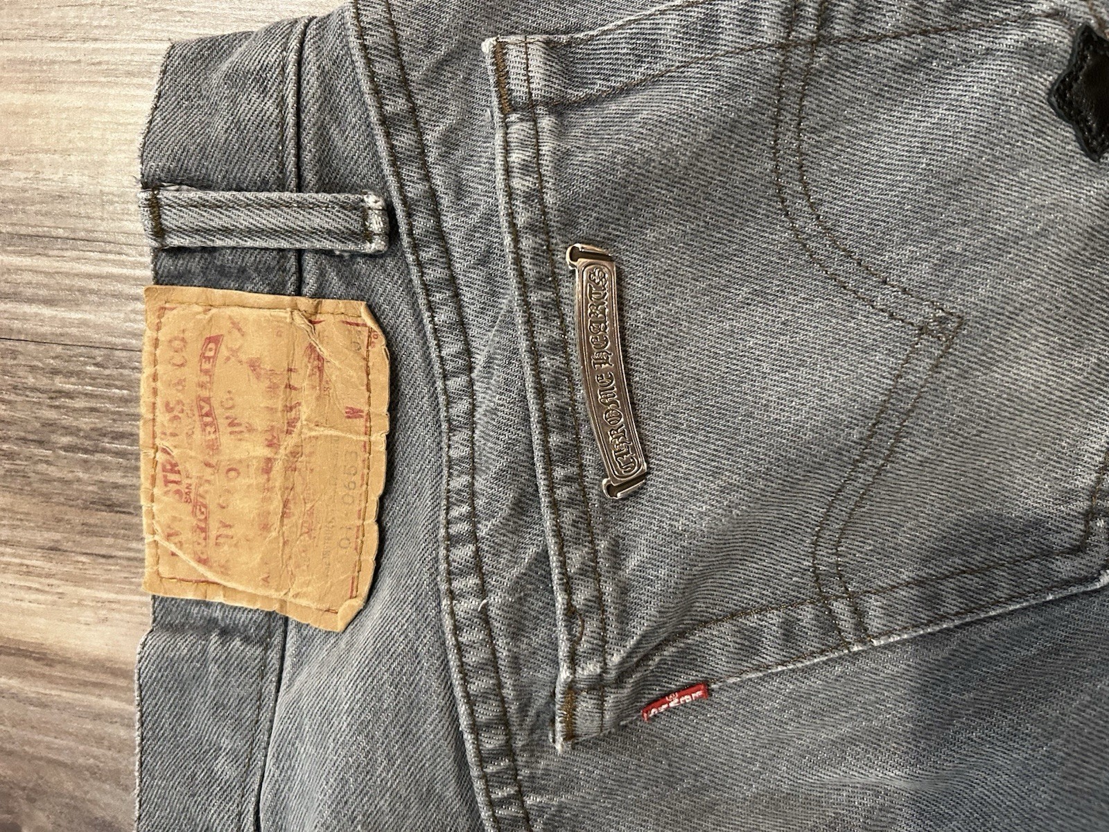 Chrome Heart Jeans Multi Patch - image 8