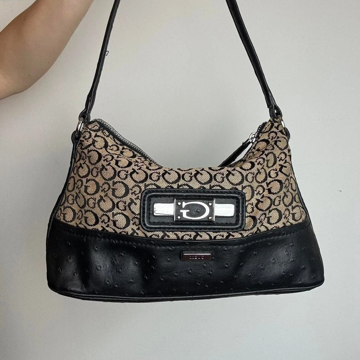 GUESS Canvas Exterior Shoulder Bags Bags & Handbags for Women for