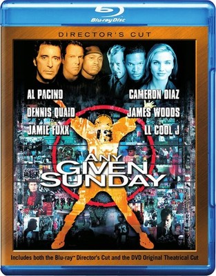 Any Given Sunday 15th Anniversary + Original Theatrical Cut Blu-ray NEW