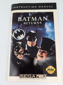 CIB SEGA Batman Returns Sega CD 1992 Action Adventure Complete w/Manual Reg Card