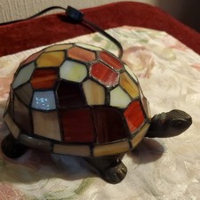 Vintage Tiffany style turtle lamp