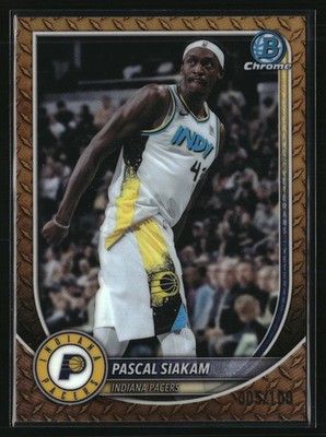 Pascal Siakam 2025-26 Bowman Chrome Steel Metal Refractors #BCV-79 #/100