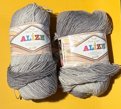 Alize Superlano  Knitting Crochet Yarn-New-307 Yards-2 Count-Made in Turkey