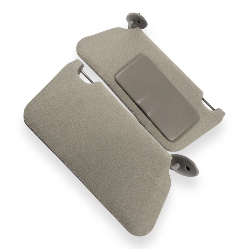 Pontiac Grand Am 2000-2005 par de parasoles laterales para conductor y pasajero tela gris Foto 3 de 4