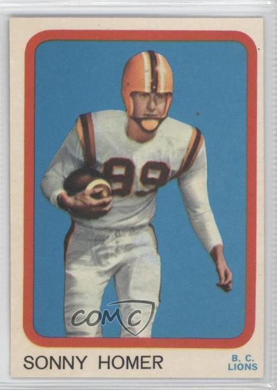 1963 Topps CFL Sonny Homer #7 z9k