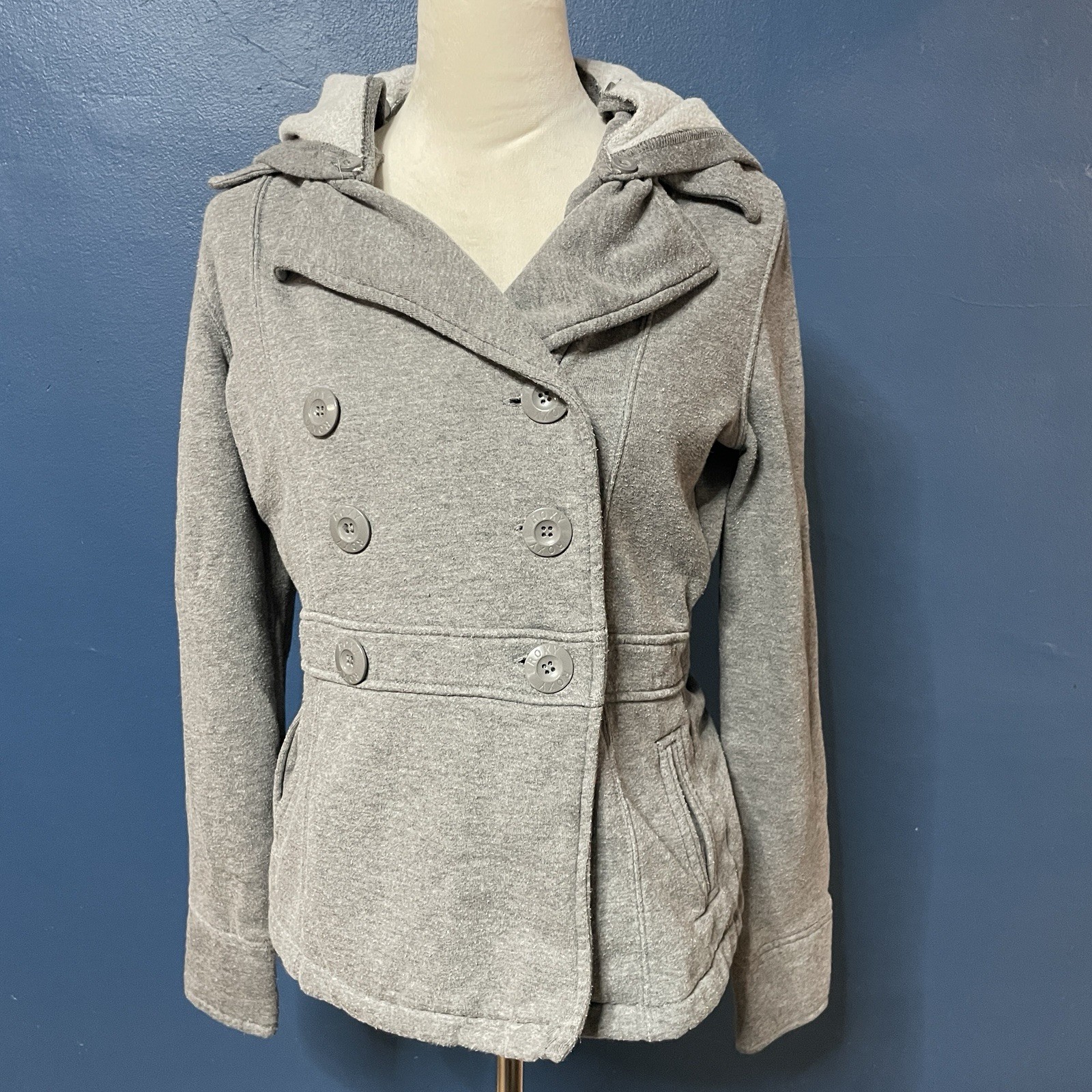 ROXY Lightweight Button Hooded Coats Jackets Wome… - image 1