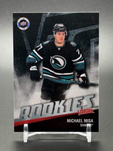 Michael Misa #V-10 2026 Upper Deck National Hockey Card Day UD Victory Black Rookie card