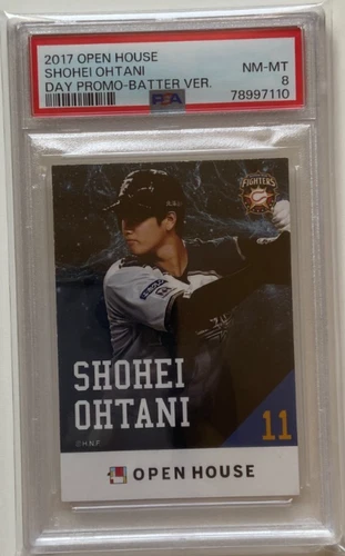 Shohei Ohtani  2017 Open House Day Promo Batter Version PSA 8 RARE t63