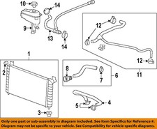 GM OEM 97-20 Acadia Limited Radiator Components-Outlet Hose Clamp 11570616