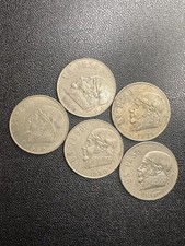 (5 coins) Coin Mexico 1 Peso 178-1981-Lot 2