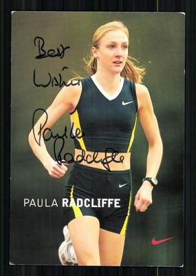 Paula Radcliffe Autogrammkarte  Original Signiert Leichtathletik+G 45391
