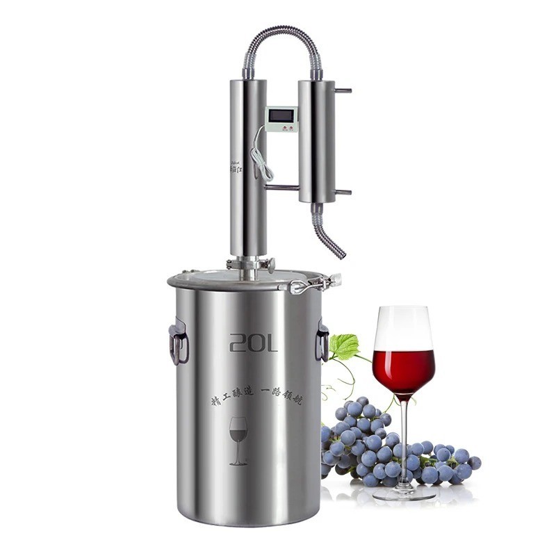 20L Home Distillation Equipment Stainless Steel Small-Scale Brewing Equipment