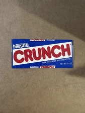 1980s Nestle CRUNCH Bar Wrapper Very Good Condition
