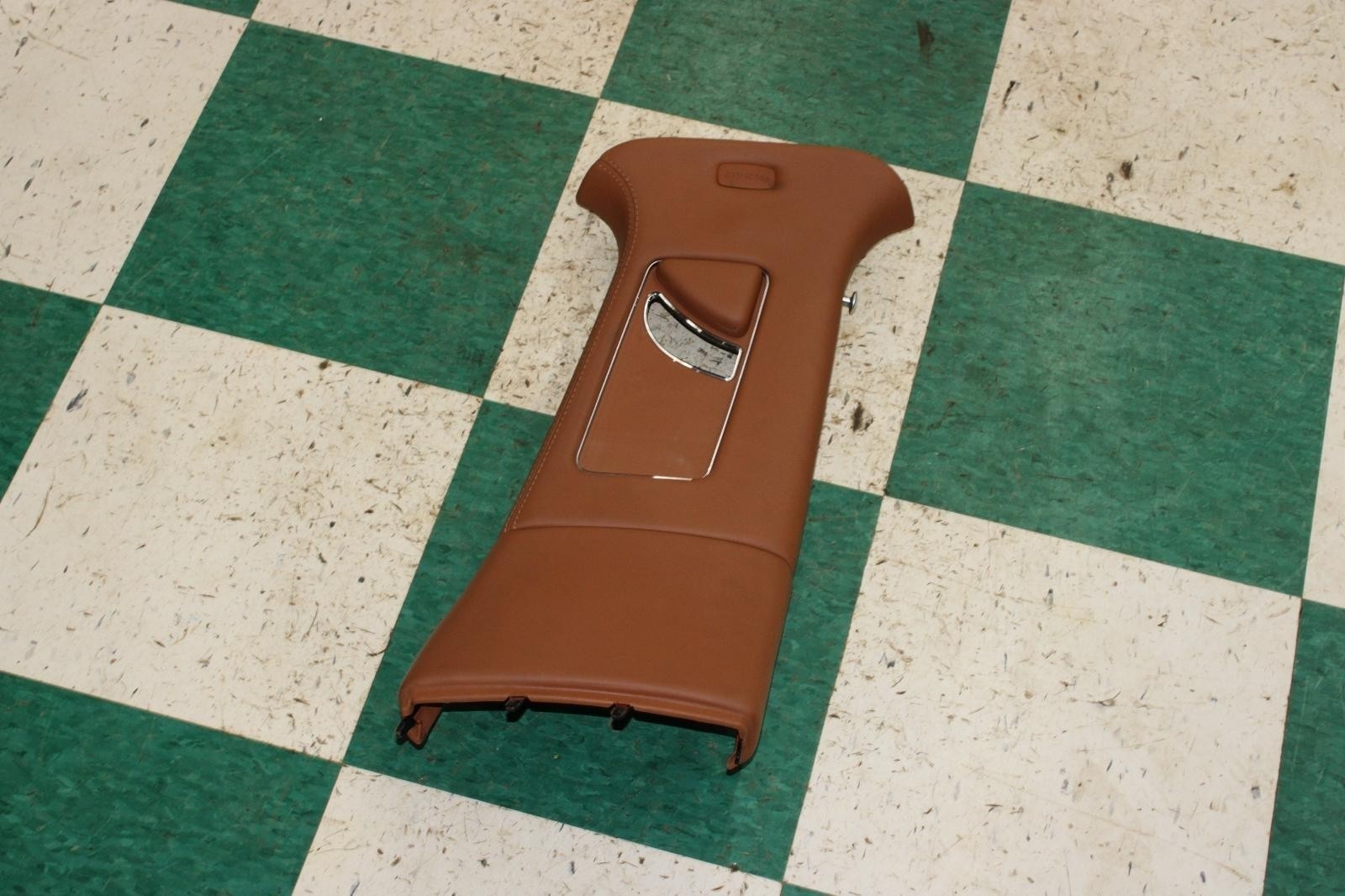 14-18 Flying Spur Brown Passenger Right RH Upper B Pillar Trim Panel OEM OE WTY