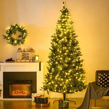 Artificial Christmas Tree 7.5' Indoor Realistic Decoration, 1146 Tips Used