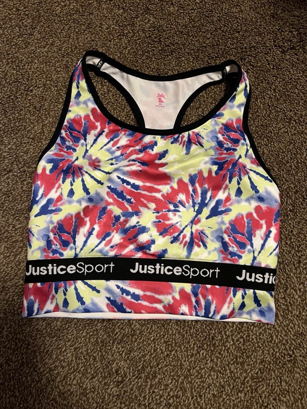 Justice Sports Bra Size 32