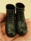 Vintage 1970 Hasbro GI Joe AT Land Sea Air Adventurer Pair Short Black Boots C7