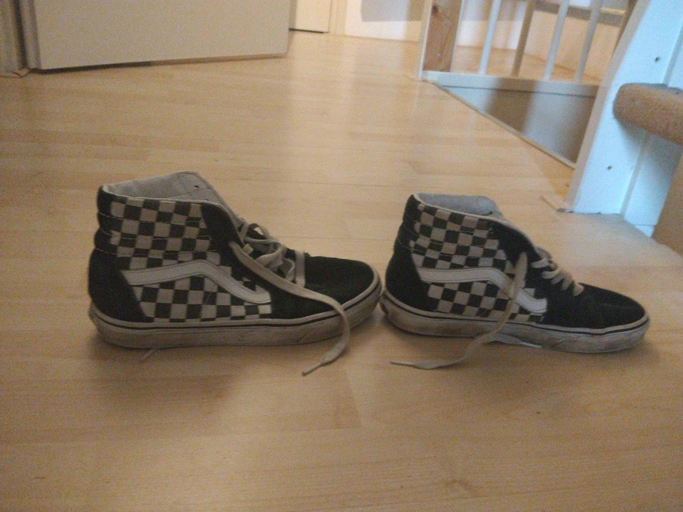 Vans Black Grey Checkerboard