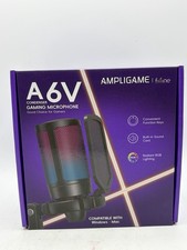 FIFINE Gaming USB Microphone for PC PS5, Condenser Mic with Quick Mute, RGB Indi