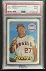 2018 TOPPS HERITAGE MIKE TROUT PSA 9 MINT - LOS ANGELES ANGELS #275