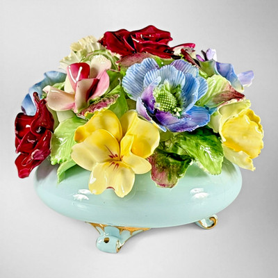 Vintage Adderley Floral Bone China Flower Bouquet Arrangement England