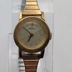 Vintage Seiko Ladies Watch 1104-0249 10K Gold Plated 20mm Parts/Repair